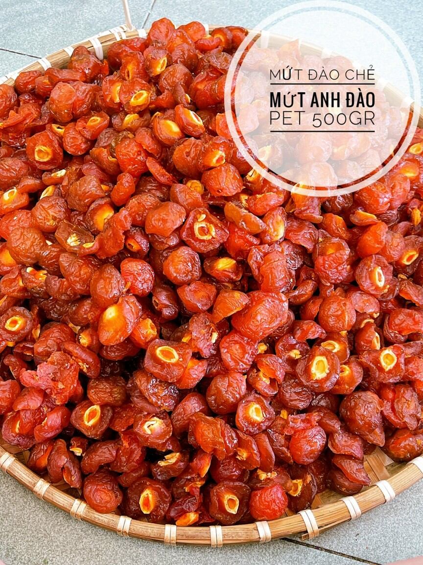 Mứt đào chẻ đôi 500g ( Hàng sạch loại 1)