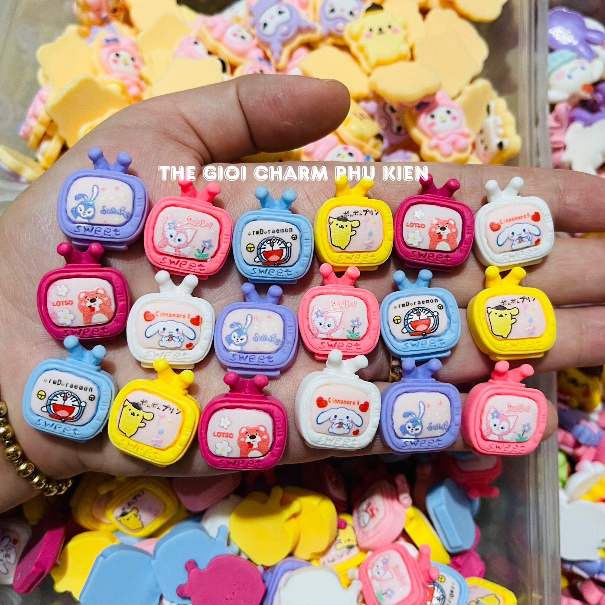 Set 100 charm THEO MẪU đẹp xinh