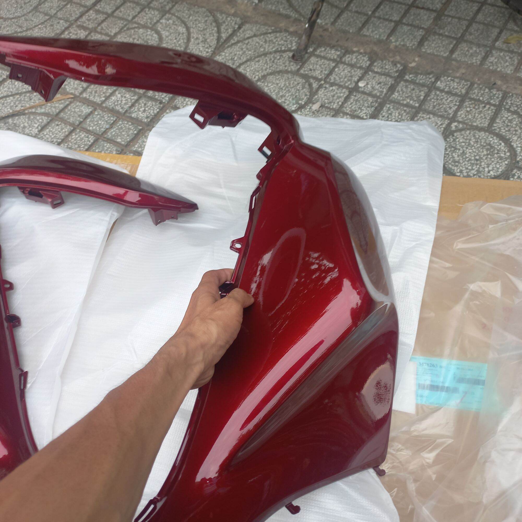 Bửng Pcx 2012 - 2013 Màu đỏ đô