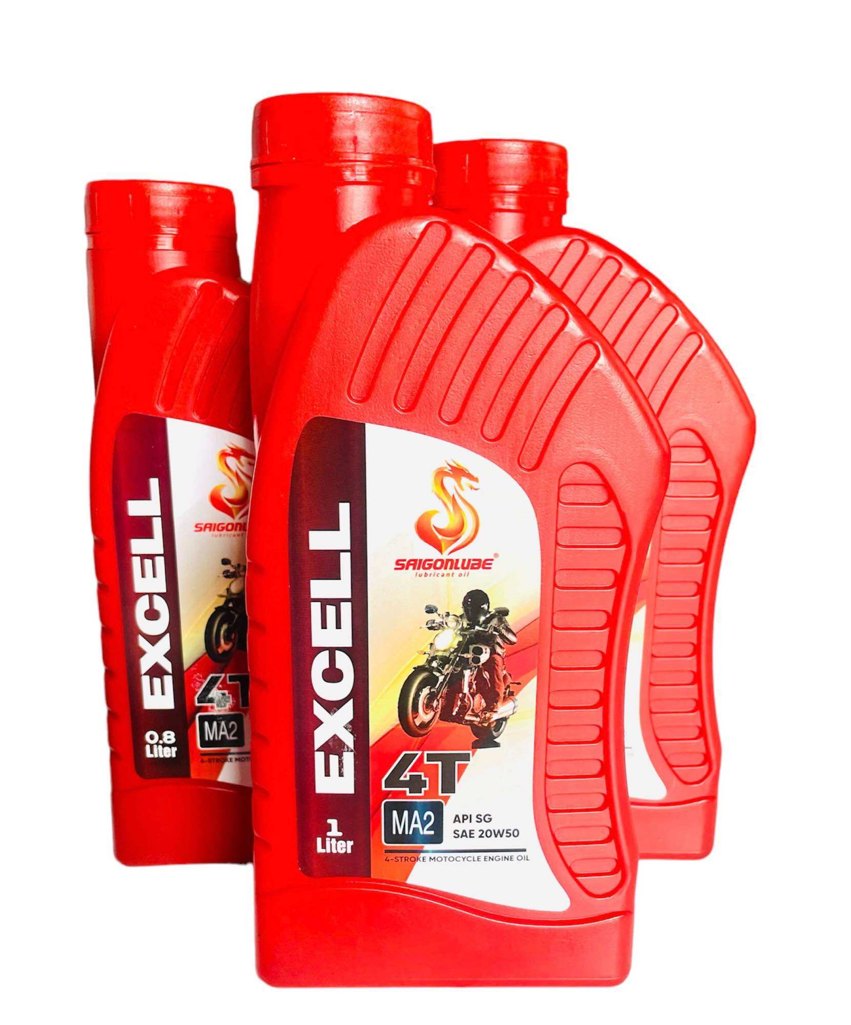 Nhớt xe máy excell 0.8l 1l, nhớt rẻ dành cho xe số 20w50 bán lẻ giá sỉ
