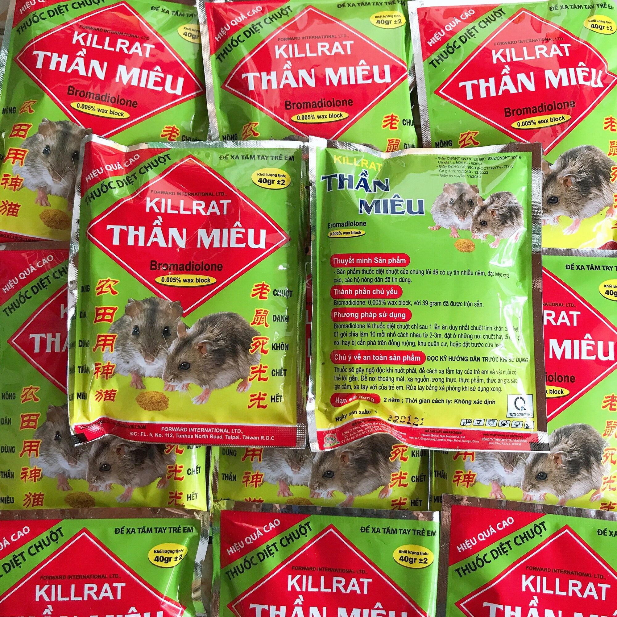 Thuốc diệt chuột- không cần ăn, ngửi cũng chết