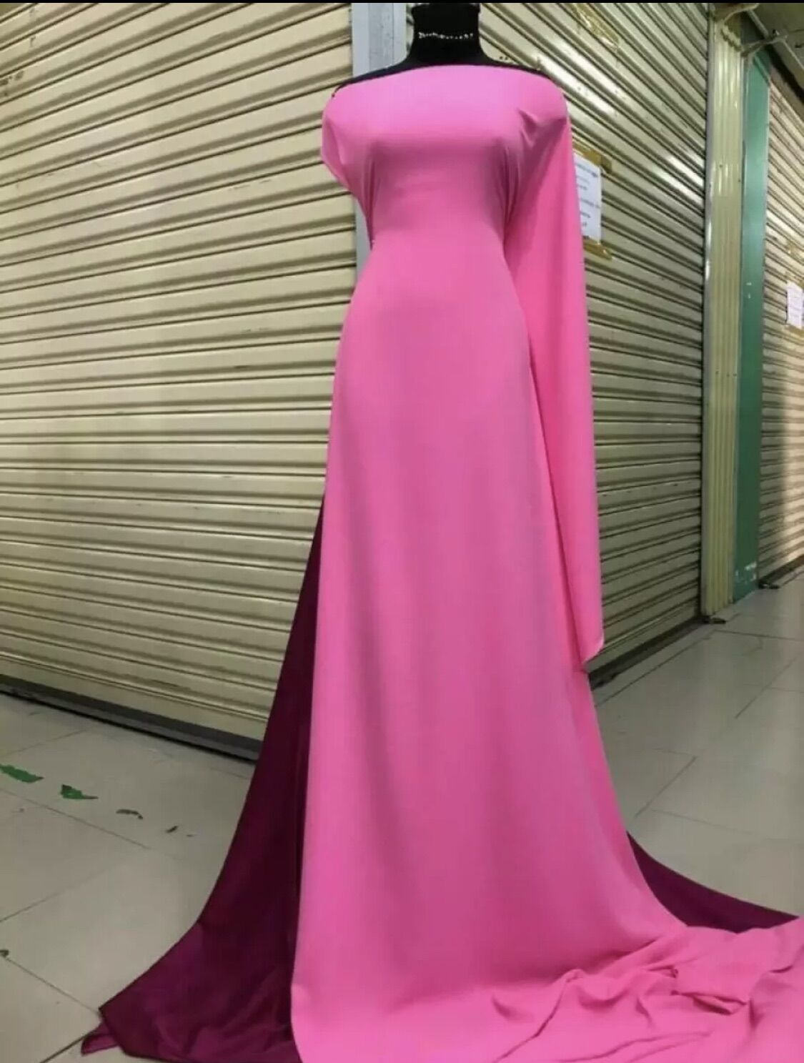 Vải áo dài màu trơn
