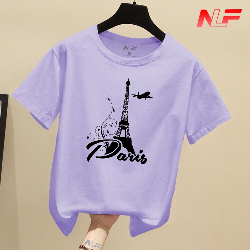 T-Shirt Tháp Paris Máy Bay TIA-097