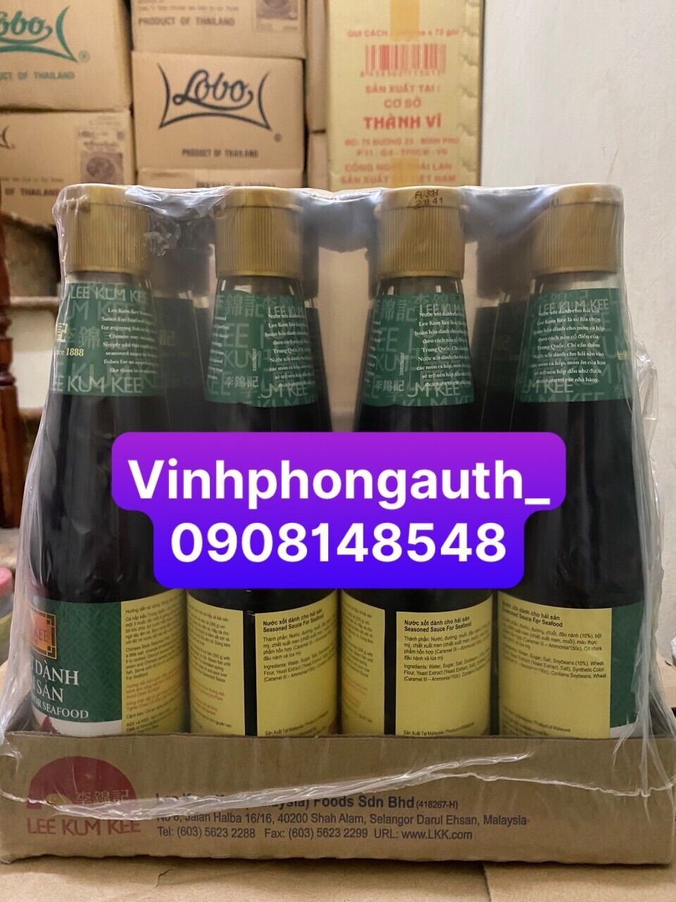 Nước sốt Hải sản Lee Kum Kee 410ml ( hấp cá )