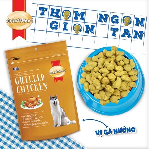 Bánh thưởng,Snack cho Chó Smartheart 100g