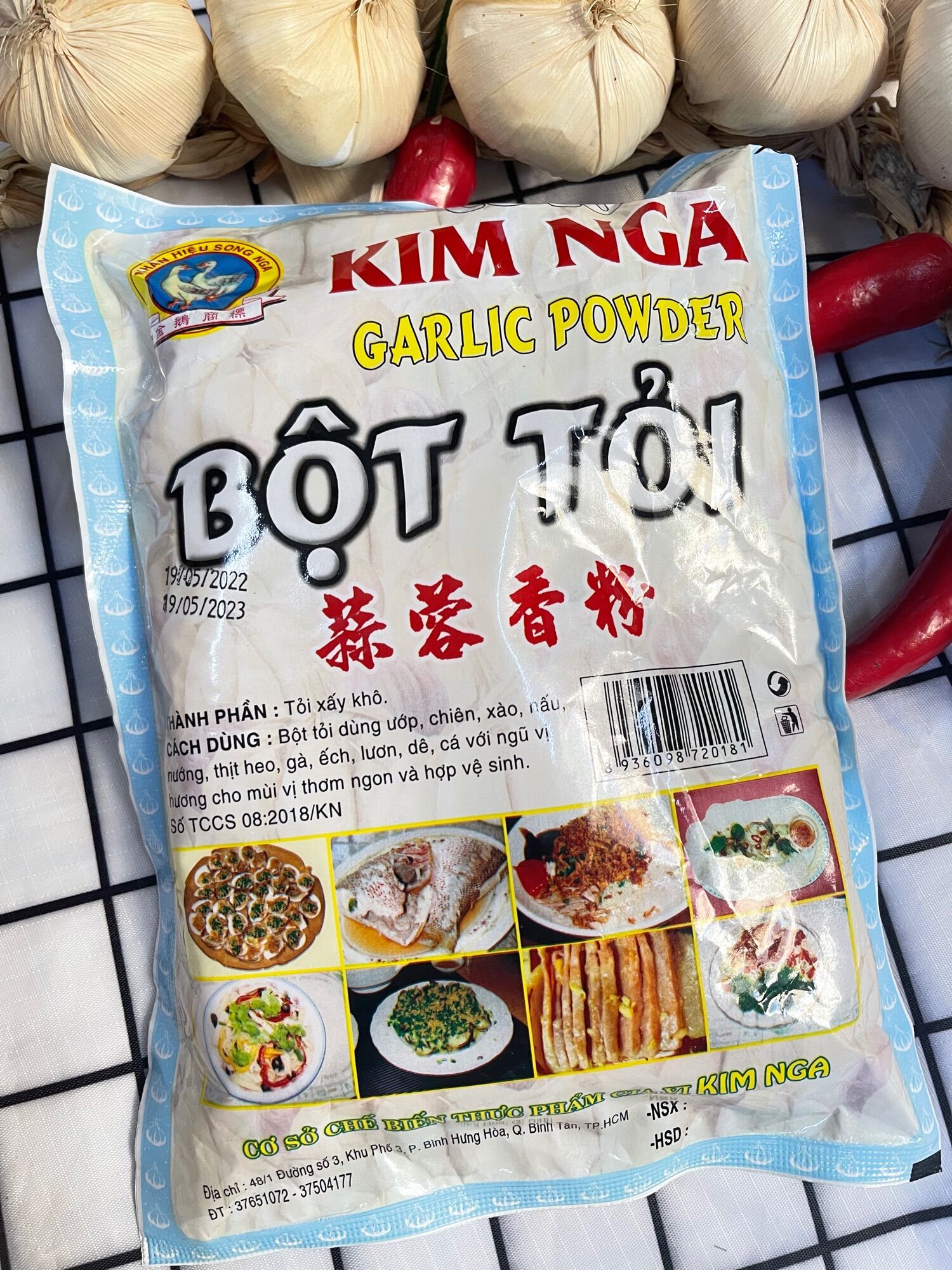 BỘT TỎI KIM NGA / GARLIC POWDER 500GRAM