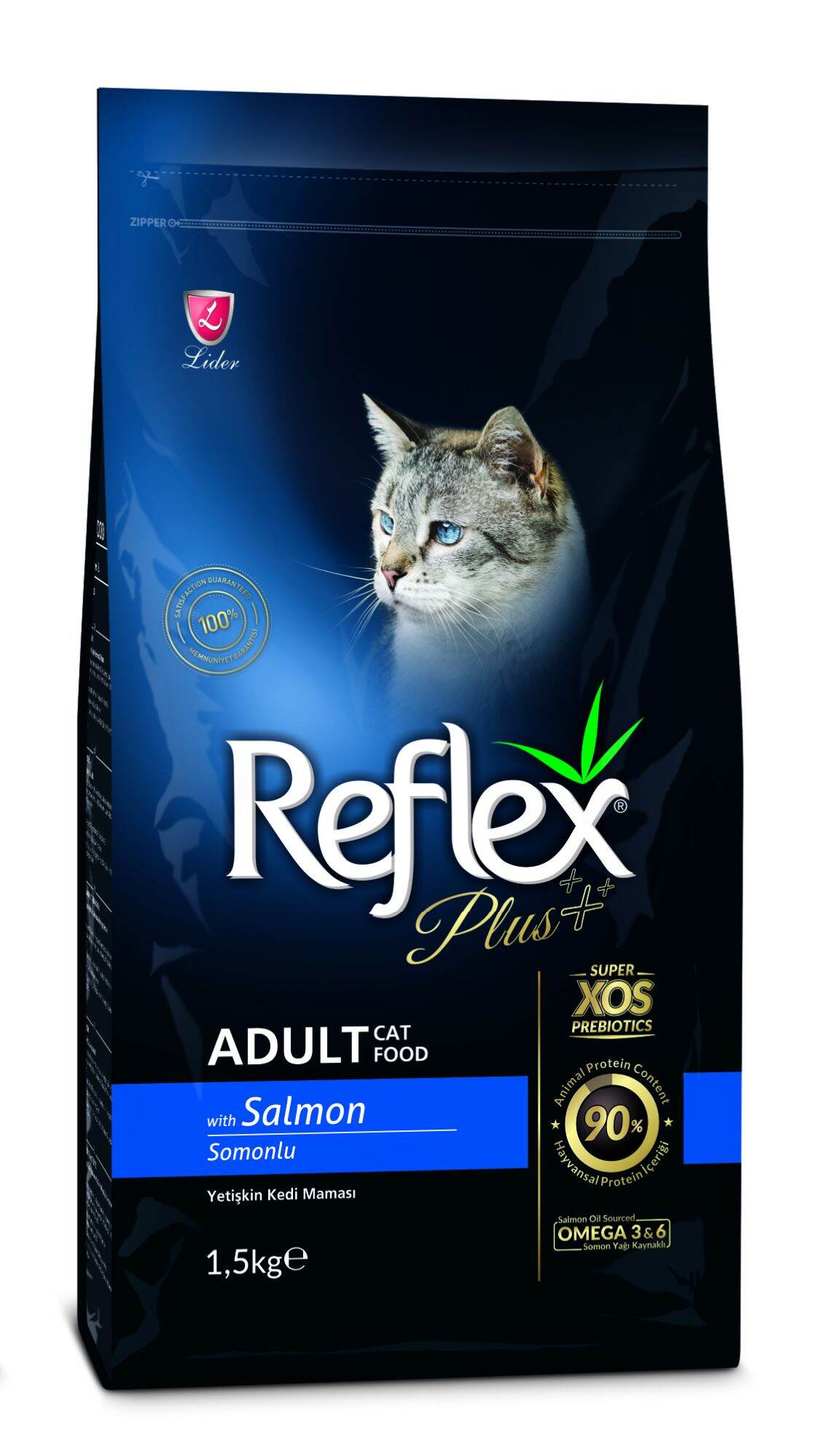 Reflex plus adult
cat food salmon