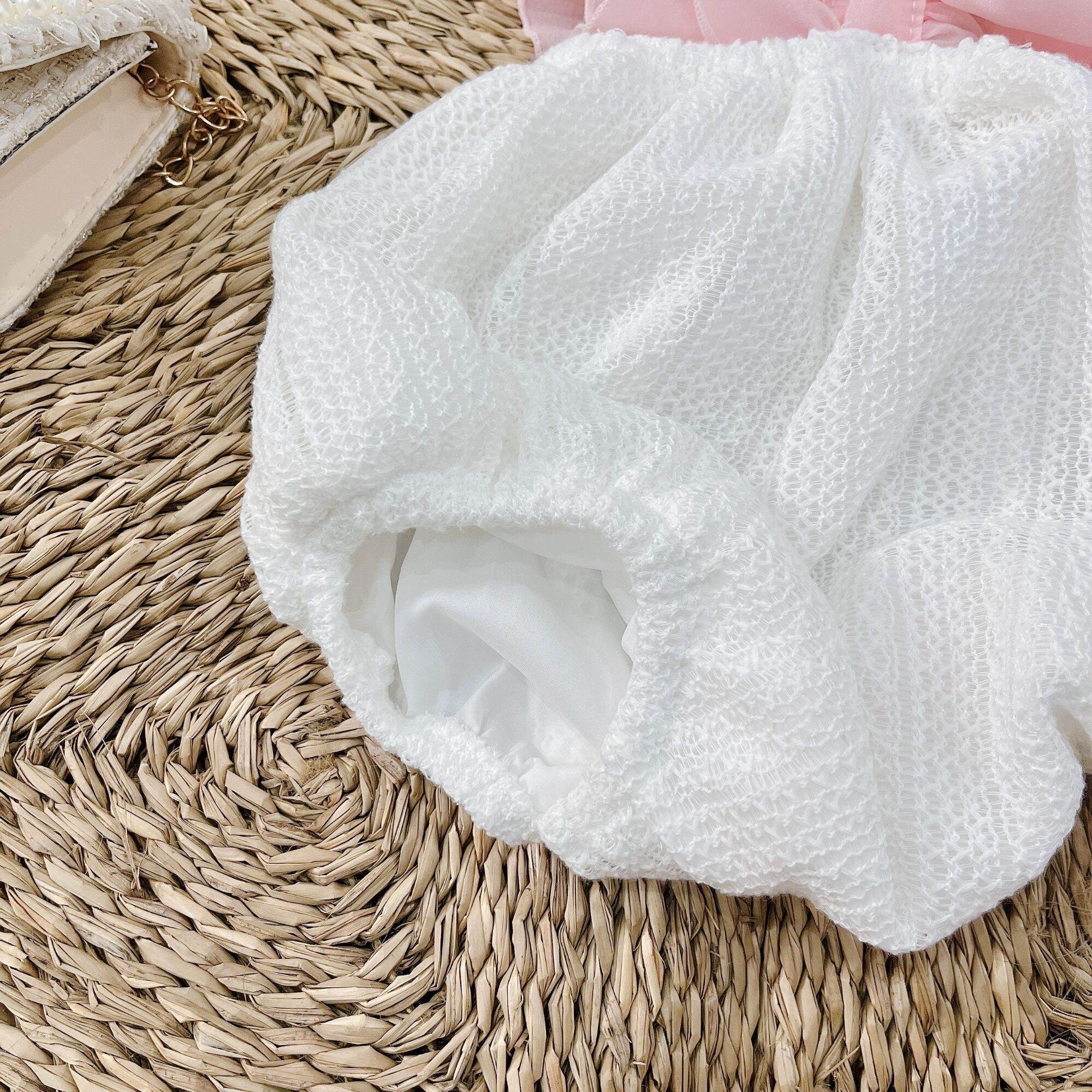 váy body bé gái ren đan tiểu thư sang chảnh