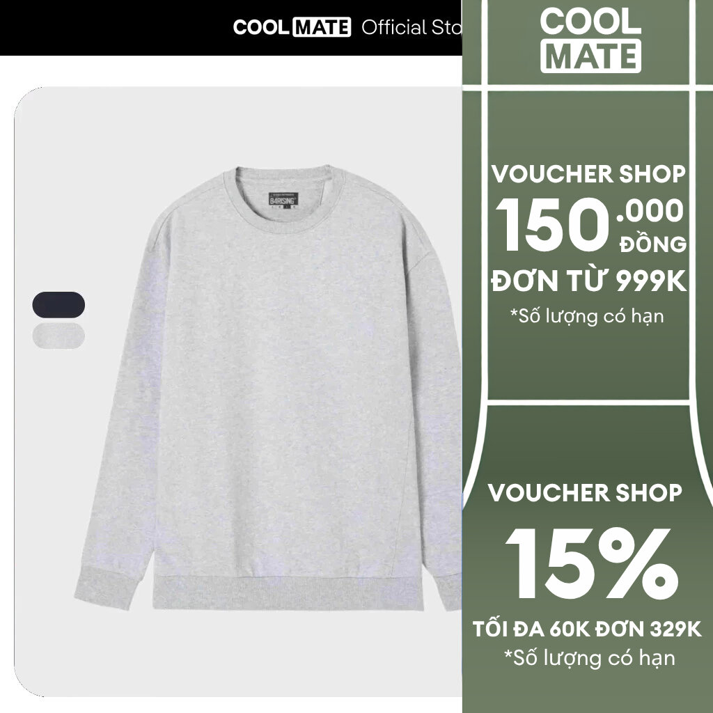 [OUTLET - KHÔNG ĐỔI TRẢ]Áo Sweater Oversize 100% Cotton Coolmate