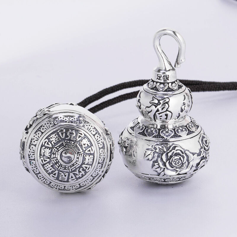 Dây Chuyền Hình Quả Dưa Chuột Bằng Bạc Nguyên Chất Cỡ Lớn Cho Nam Và Nữ Dây Chuyền Trang Sức Bạc Cổ 