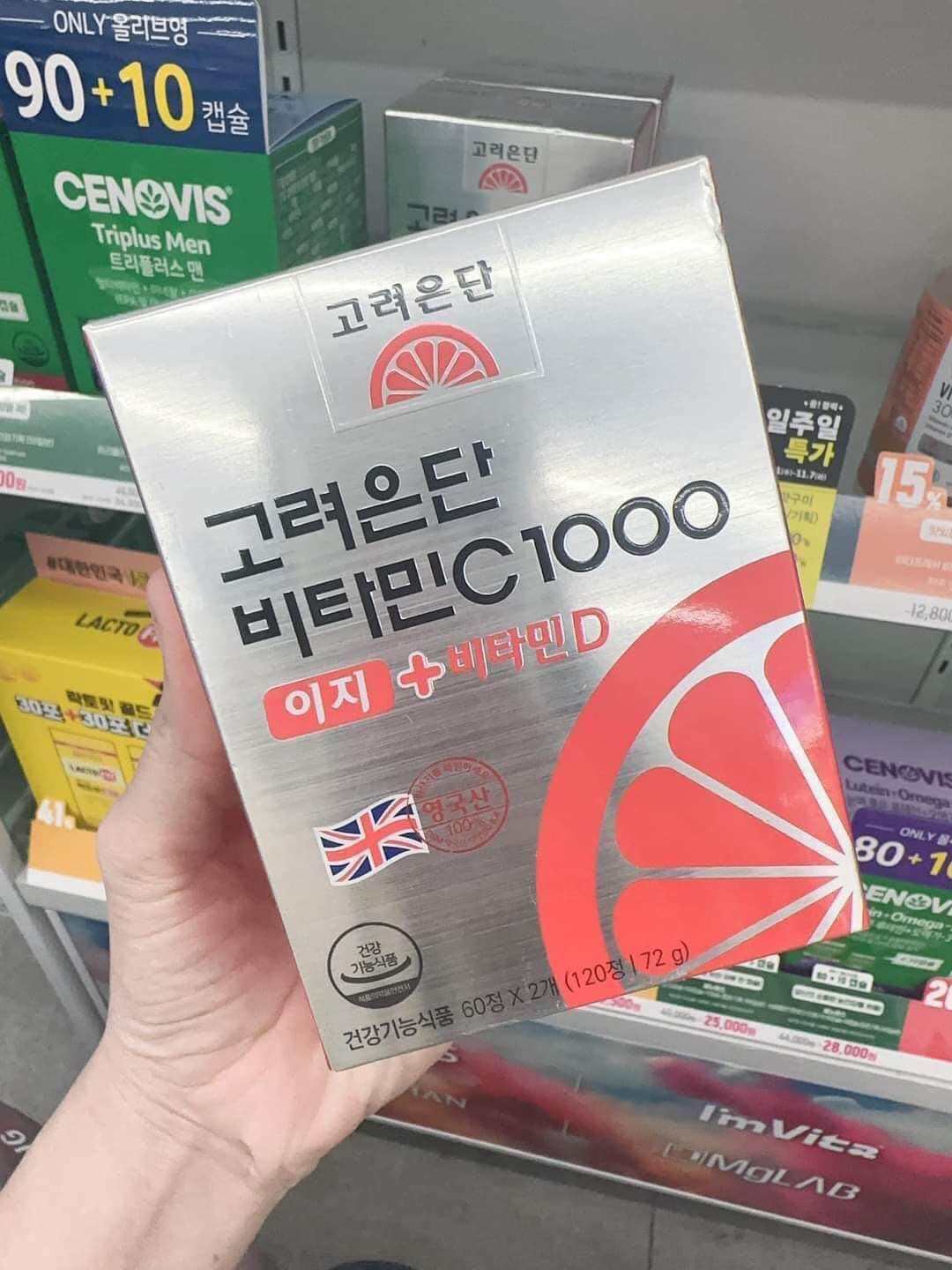 viên uống trắng da Vitamin C Hàn quốc