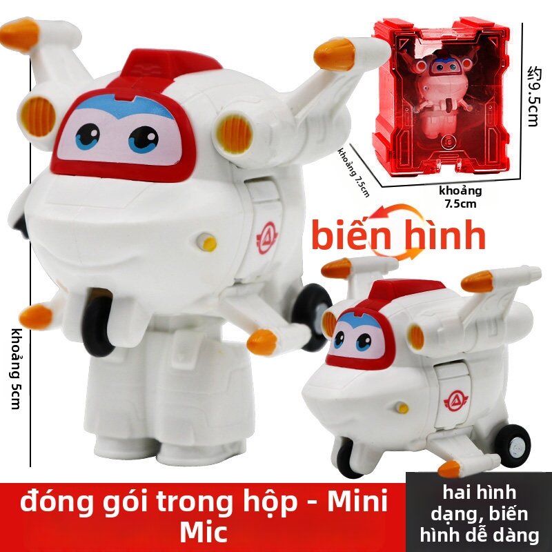 Bộ Robot Nhỏ Biến Hình Super Wings