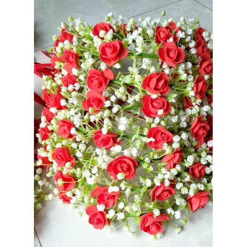 VÒNG HOA ĐỘI ĐẦU CHỤP ẢNH KỈ YẾU