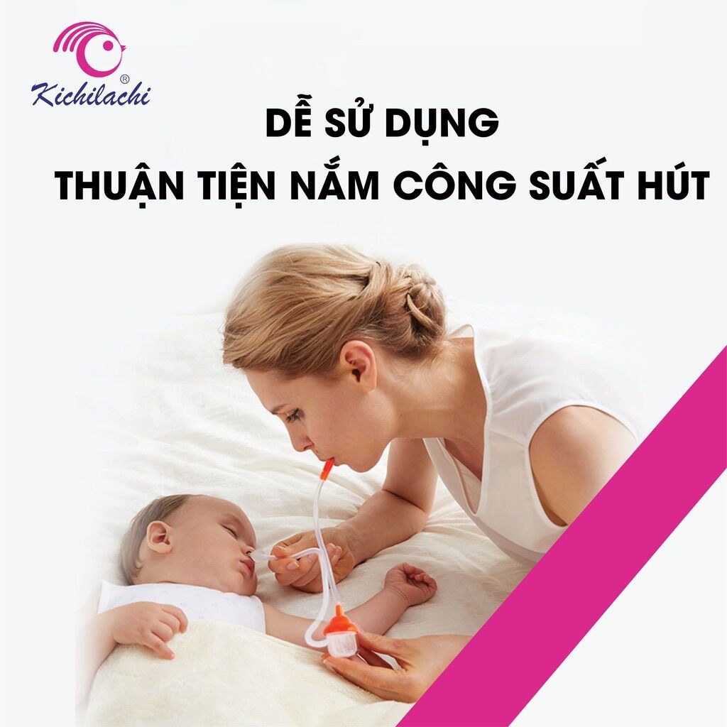 Dụng cụ hút mũi dây Hình Nấm KICHI cho bé KICHILACHI - KC K1520