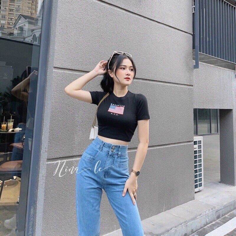 ÁO THUN CROP HÌNH