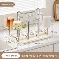 Micoe | Giá Đựng Cốc Bếp Inox Có Chức Năng Thoát Nước và Lưu Trữ