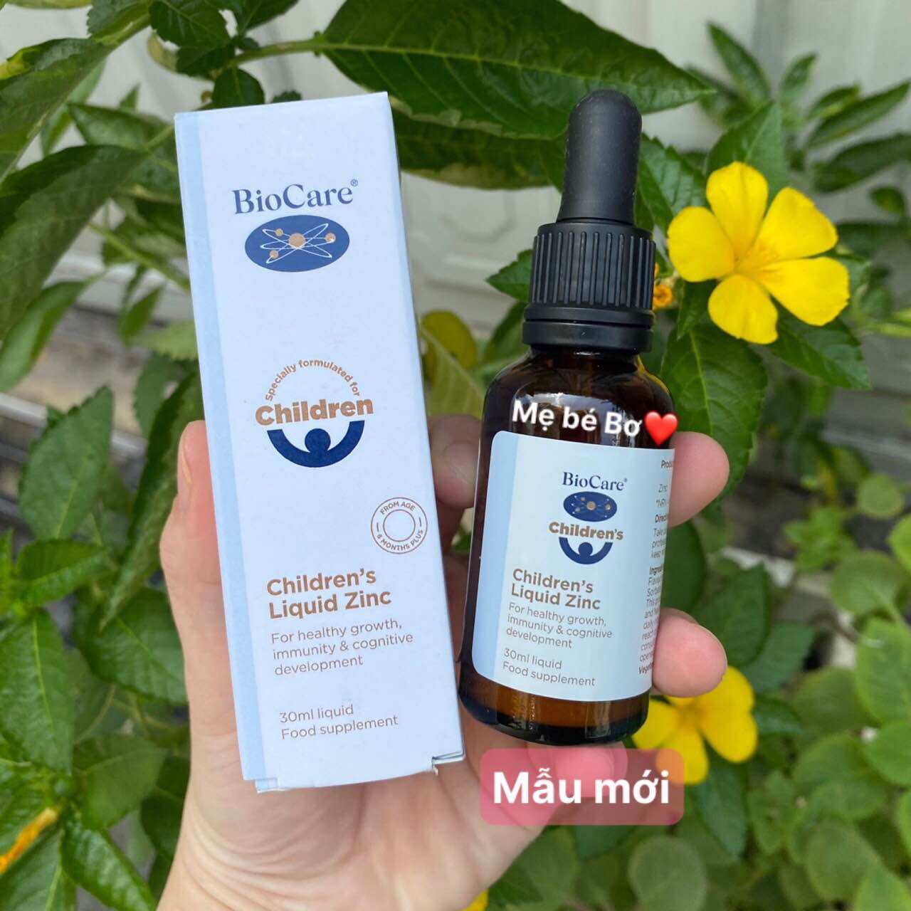 [HCM][Freeship + Combo mua 2 giảm 5% + Voucher]Kẽm giọt kẽm nước BioCare Uk