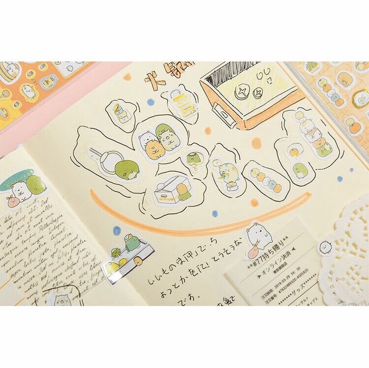 HÌNH DÁN STICKER MOLANG ĐÁNG YÊU 50 MIẾNG
