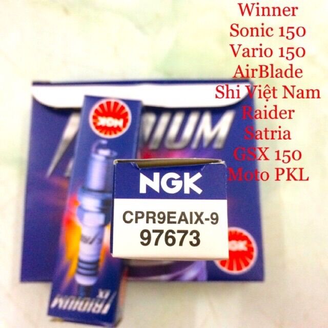 Bugi ngk iridium cpr9eaix-9 winner sonic vario airblade raider satria gsx moto pkl made in japan