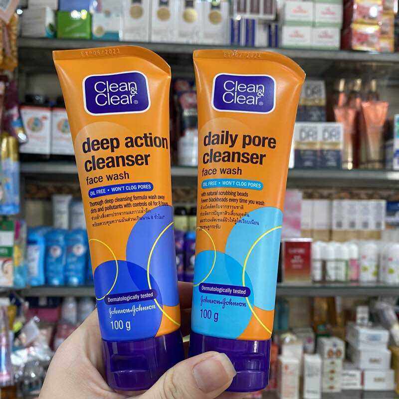 Sữa rửa mặt Clean & Clear loại bỏ bụi bẩn và bã nhờn 100g