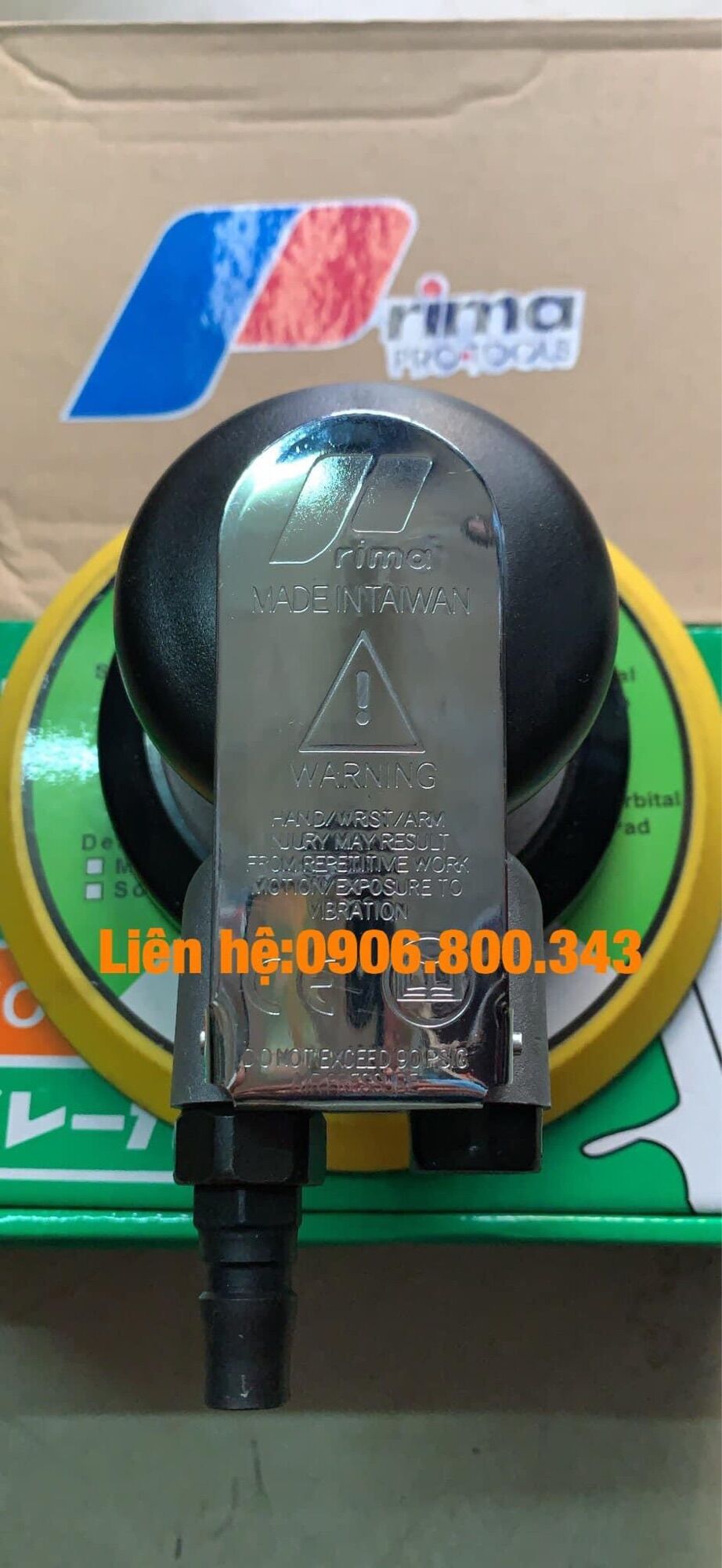 Máy Chà Nhám Tròn Prima 6in Dùng Hơi