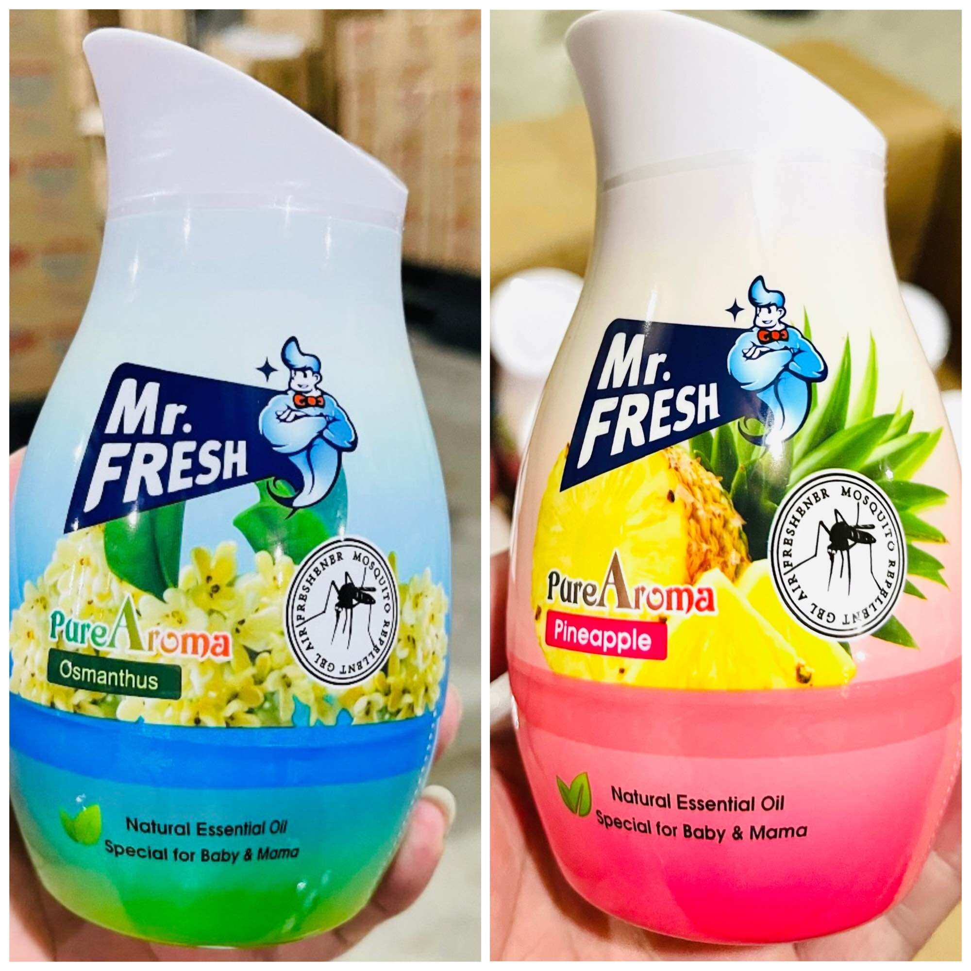 Sáp thơm đuổi muỗi Pure Aroma Mr Fresh 200g