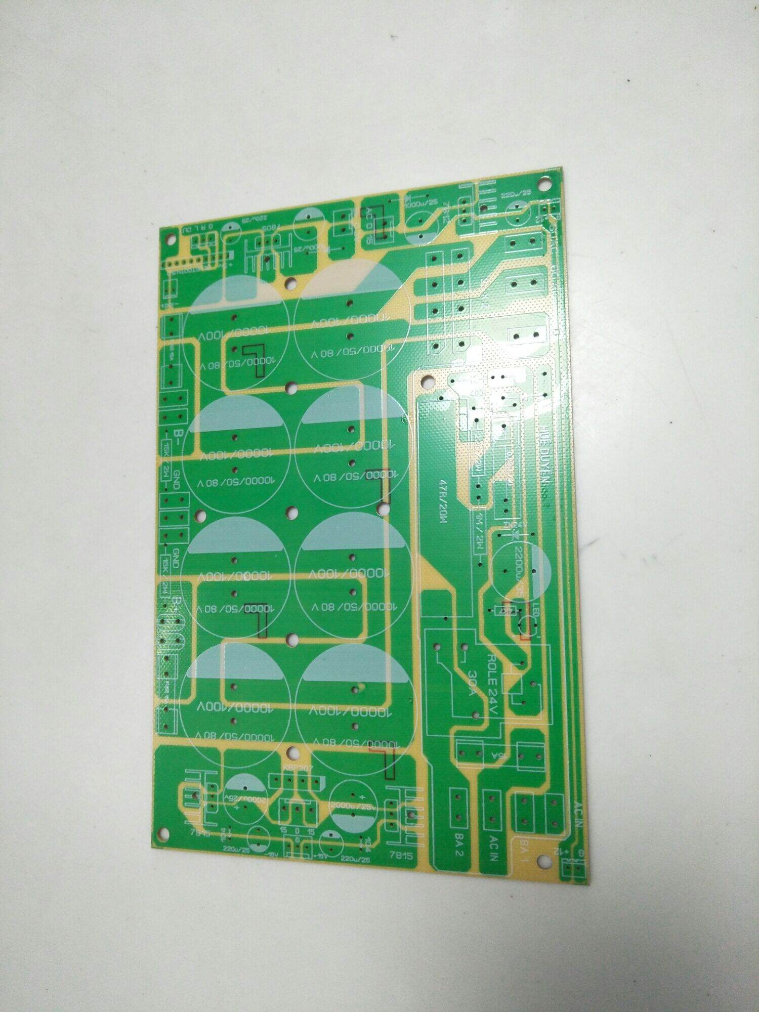 Pcb nguồn 8 tụ bo sợi, có phần mềm khởi động