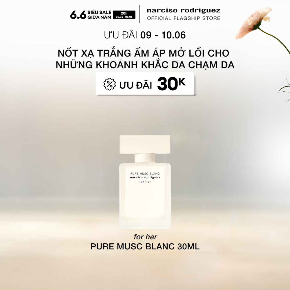 Nước Hoa nữ Narciso Rodriguez For Her Pure Musc Blanc Eau de parfum Intense 30ml