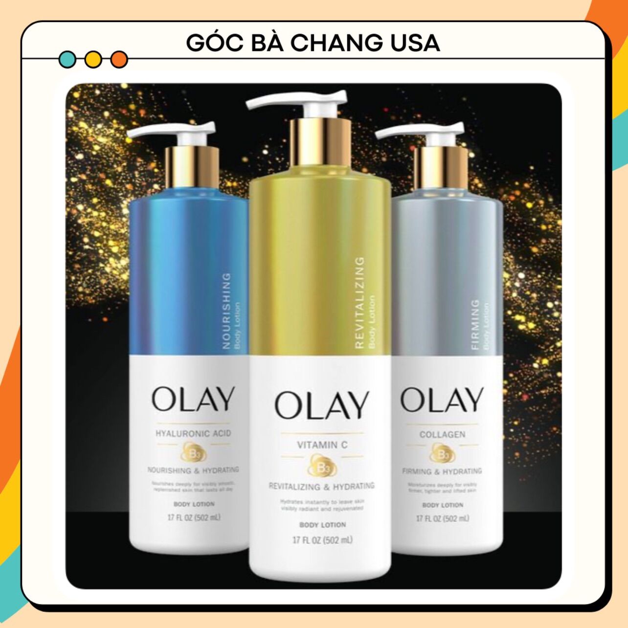 Dưỡng thể toàn thân Olay Mỹ 502ml 🙋‍♀️👧🏻 (bill us)