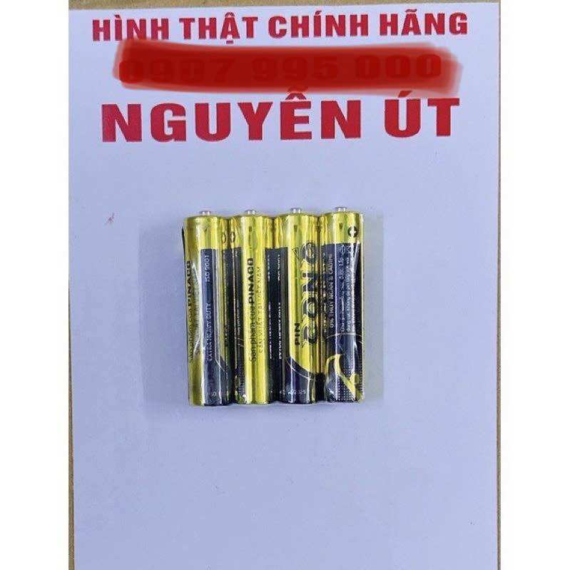 Pin con ó aaa vĩ 4 viên
