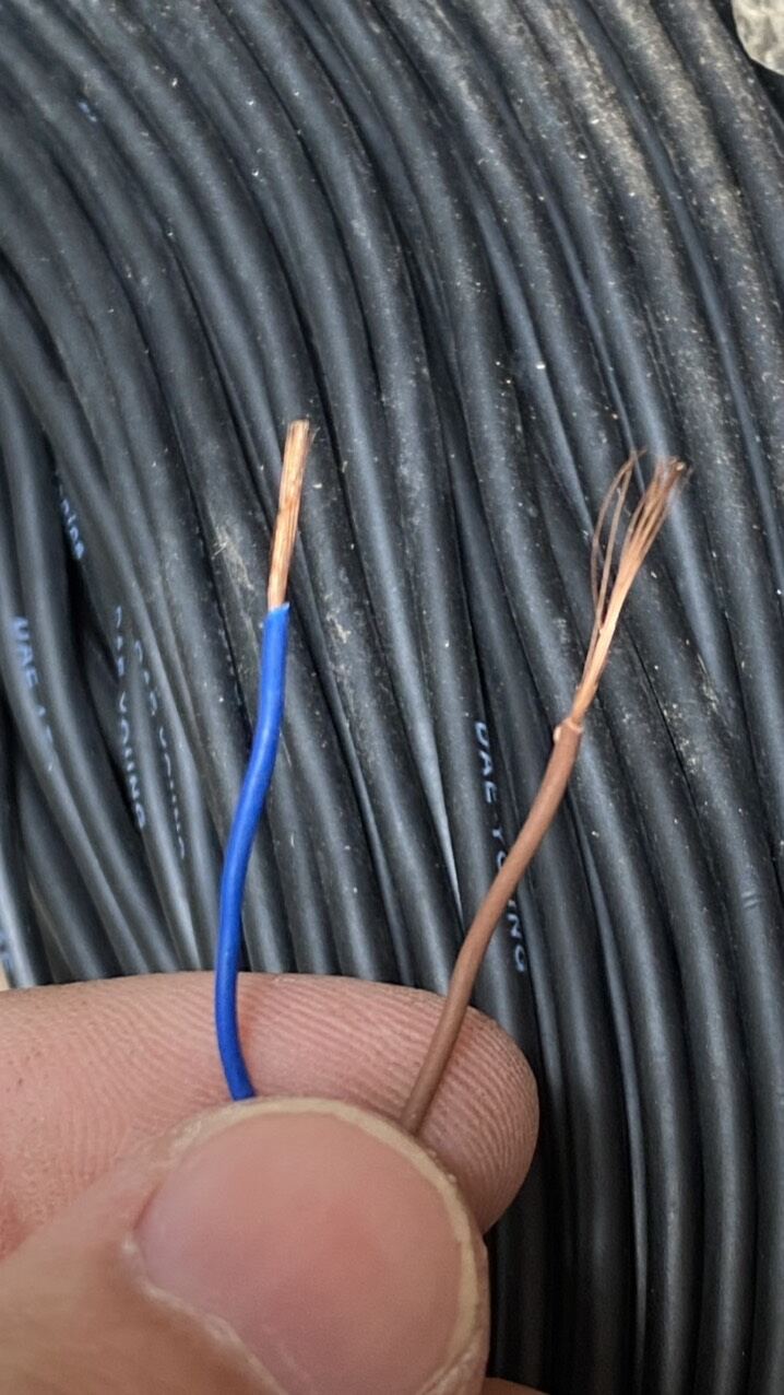 Dây điện đôi lõi đồng nguyên chất 2x0.3mm2/2x0.5mm2