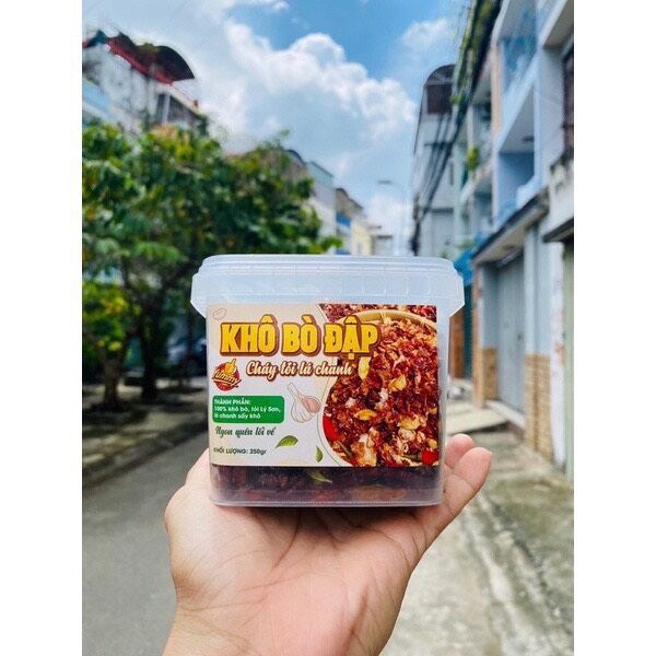 KHÔ BÒ ĐẬP CHÁY TỎI MẬT ONG