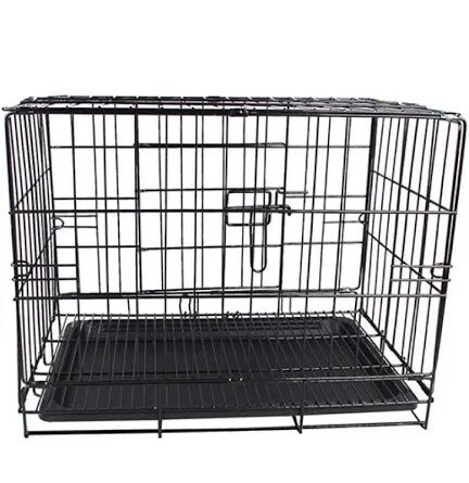 Lồng sắt sơn tĩnh điện vân đá NAN CỰC DÀY DẶN cho chó mèo cỡ nhỏ ( dài 45, rộng 32, cao 40 cm)