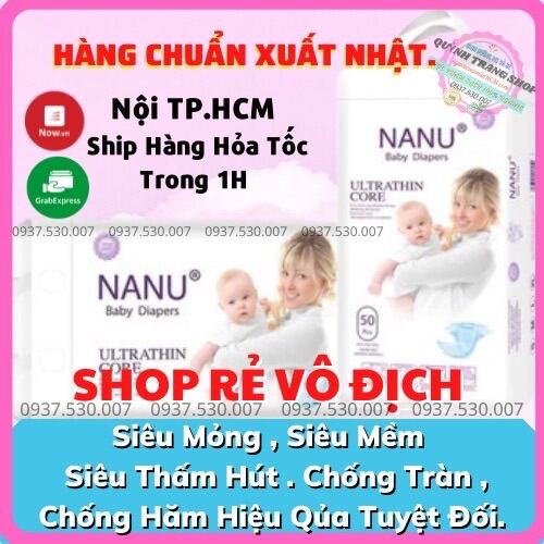 [HCM]COMBO SIÊU RẺ 100Miếng TẢ QUẦN NANU XUẤT NHẬT 100M/100L/100XL/100XXL/100XXXL