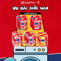 (Livestream) - Combo 2 túi nước giặt OMO Matic cửa trên 4.1kg/túi/ Chuyên Gia Giữ Màu 3.8KG (túi)