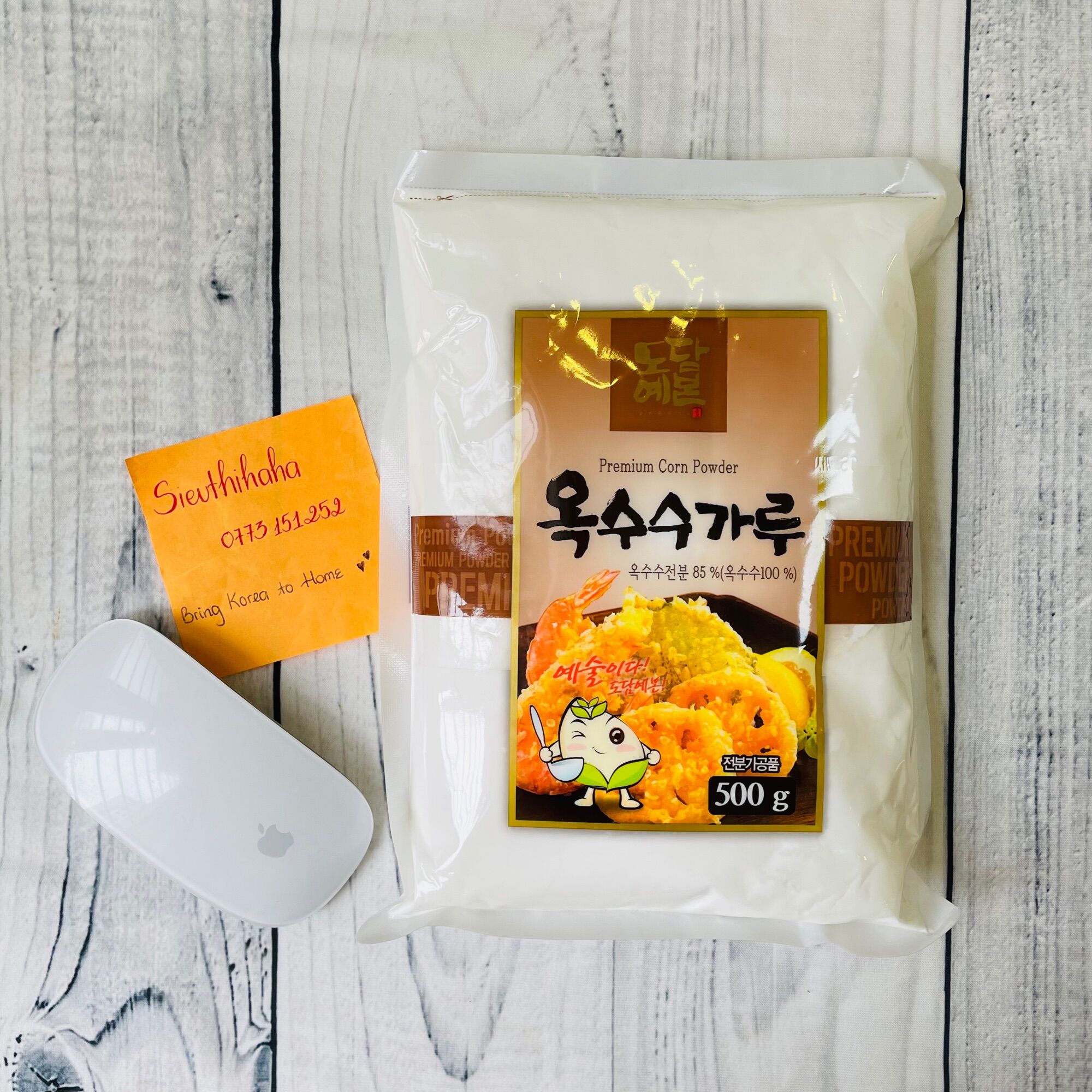 Bột bắp thượng hạng hàn quốc 500g korean premium corn powder
