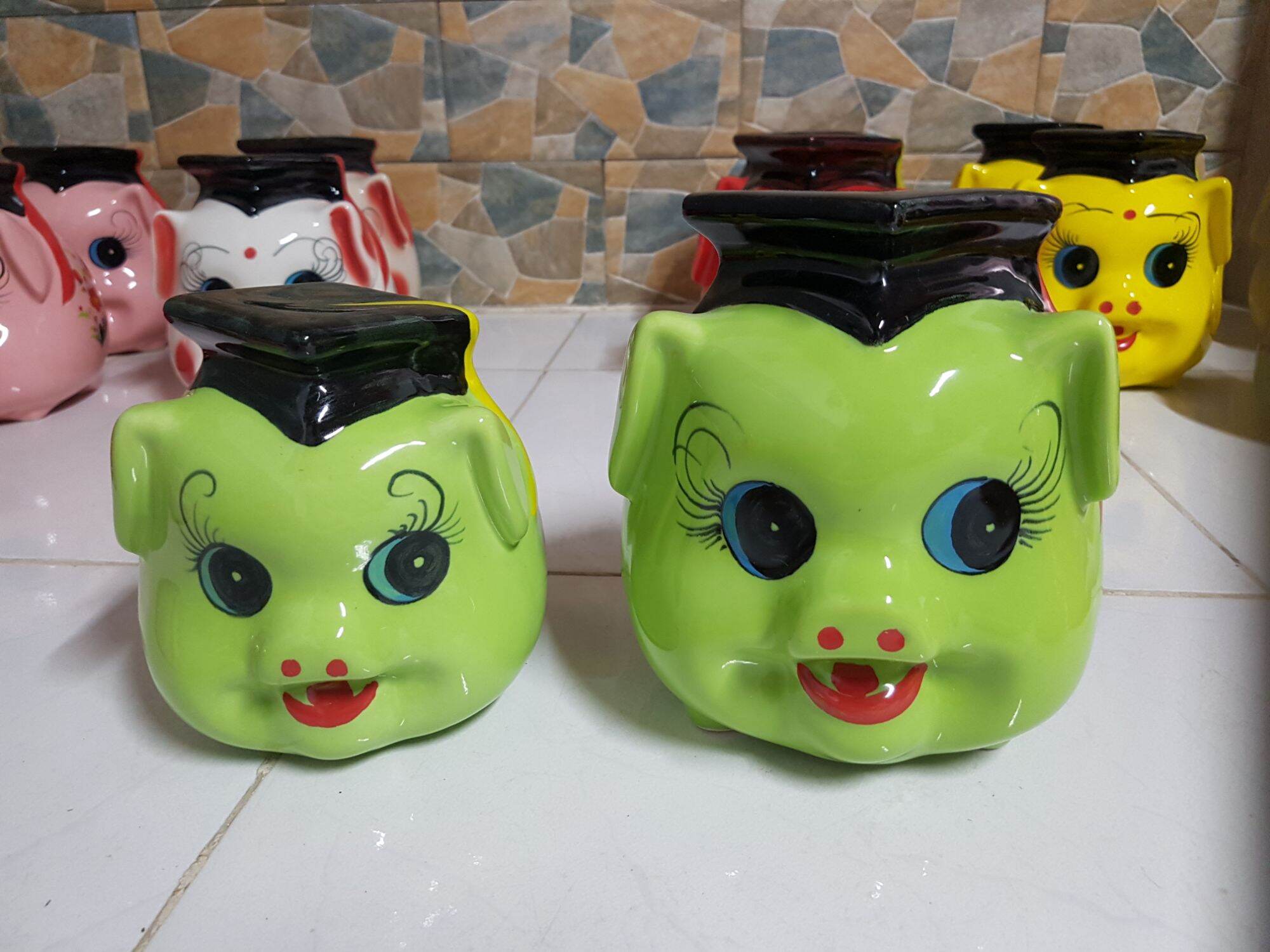 Saving Tube Ceramic Money Saving Piggy Bank
