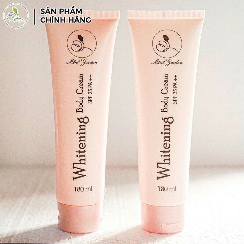 Kem body men bia trắng da, mờ thâm minigarden