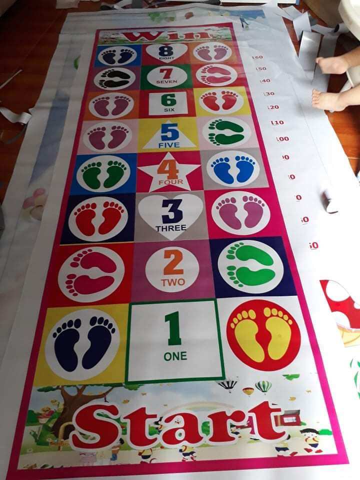 Thảm vận động jumping math