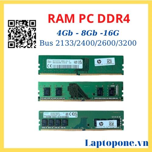 Ram Máy Tính Ram PC Máy để bàn 4Gb 8Gb 16Gb 32Gb DDR4 Bus 2133 2400 2666