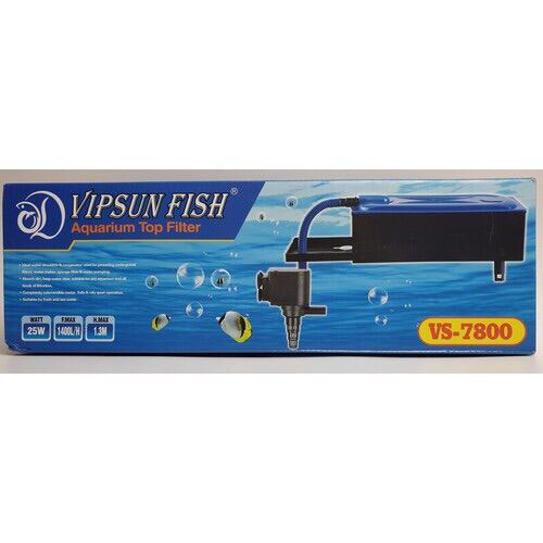 VIPSUN FISH VS-7800 - BỘ MÁNG VÀ MÁY BƠM LỌC NƯỚC HỒ CÁ