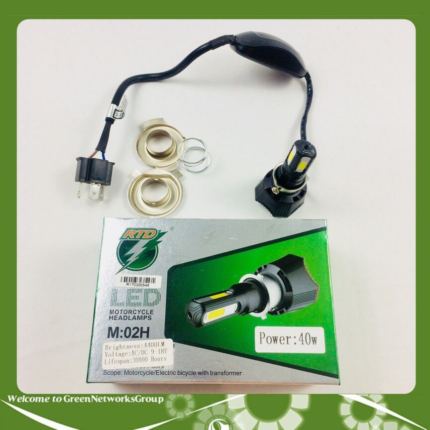 Đèn pha xe máy rtd m02h hàng chất lượng cực sáng