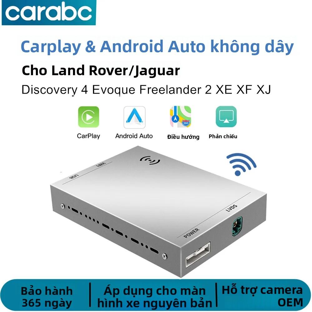 CARABC Wireless Carplay Android Auto Airplay Autolink Dành Cho Land Rover Jaguar Bosch Discovery 4 Evoque Freelander 2 XE XF XJL Giá 10,049,000 Đồng*Miễn phí vận chuyển