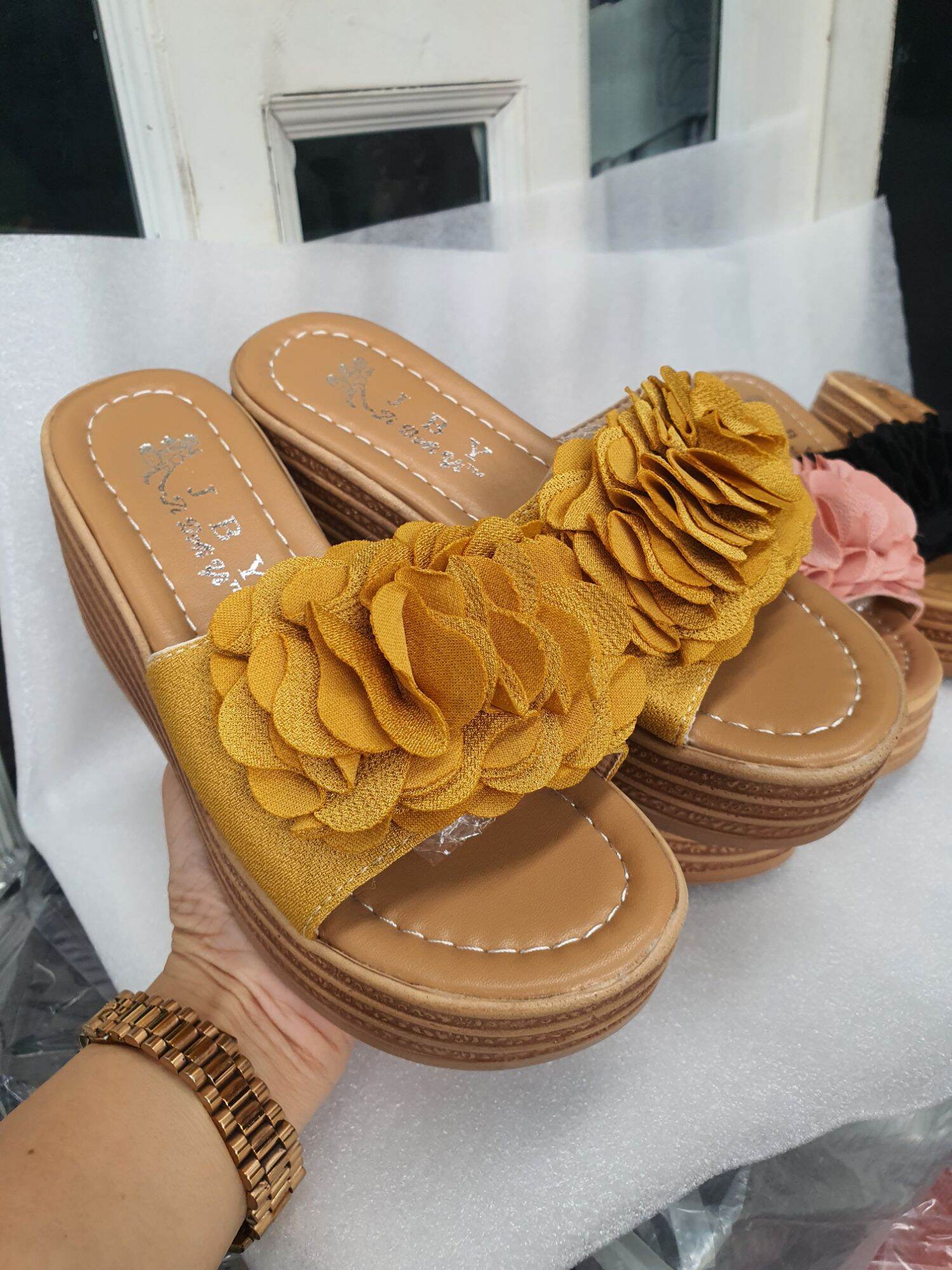 dép xuồng bông 9 phân mẫu mới