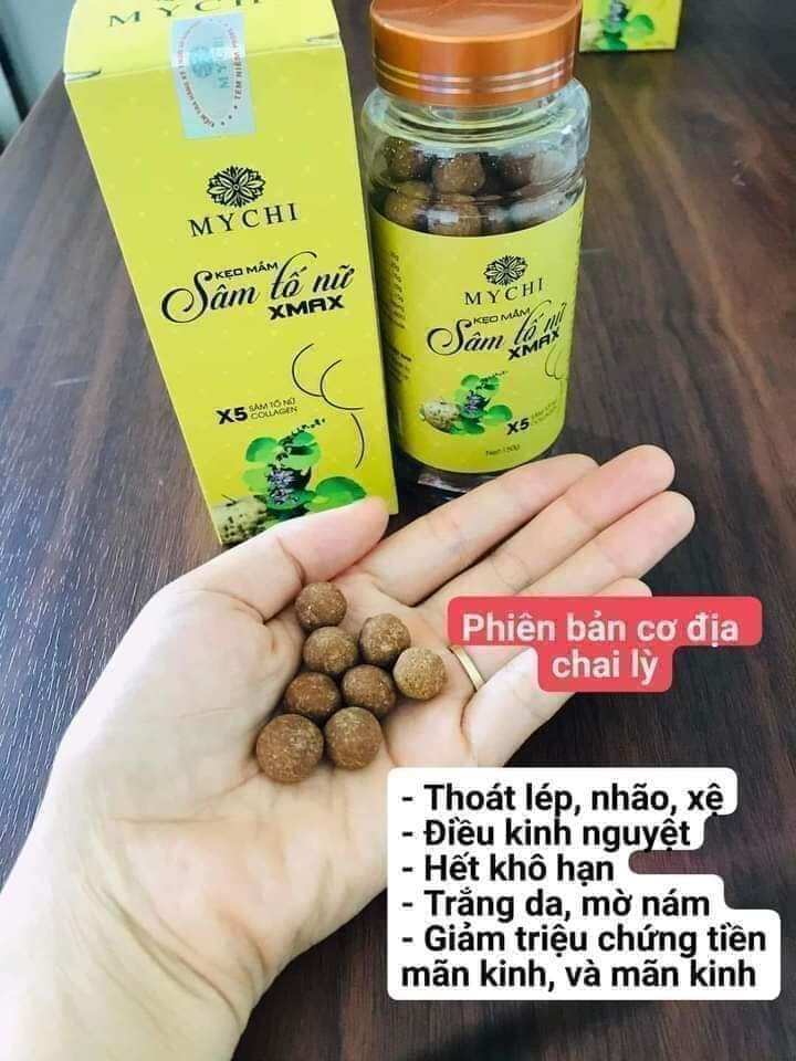 2 hộp kẹo mầm sâm tố nữ (tặng dây đo)