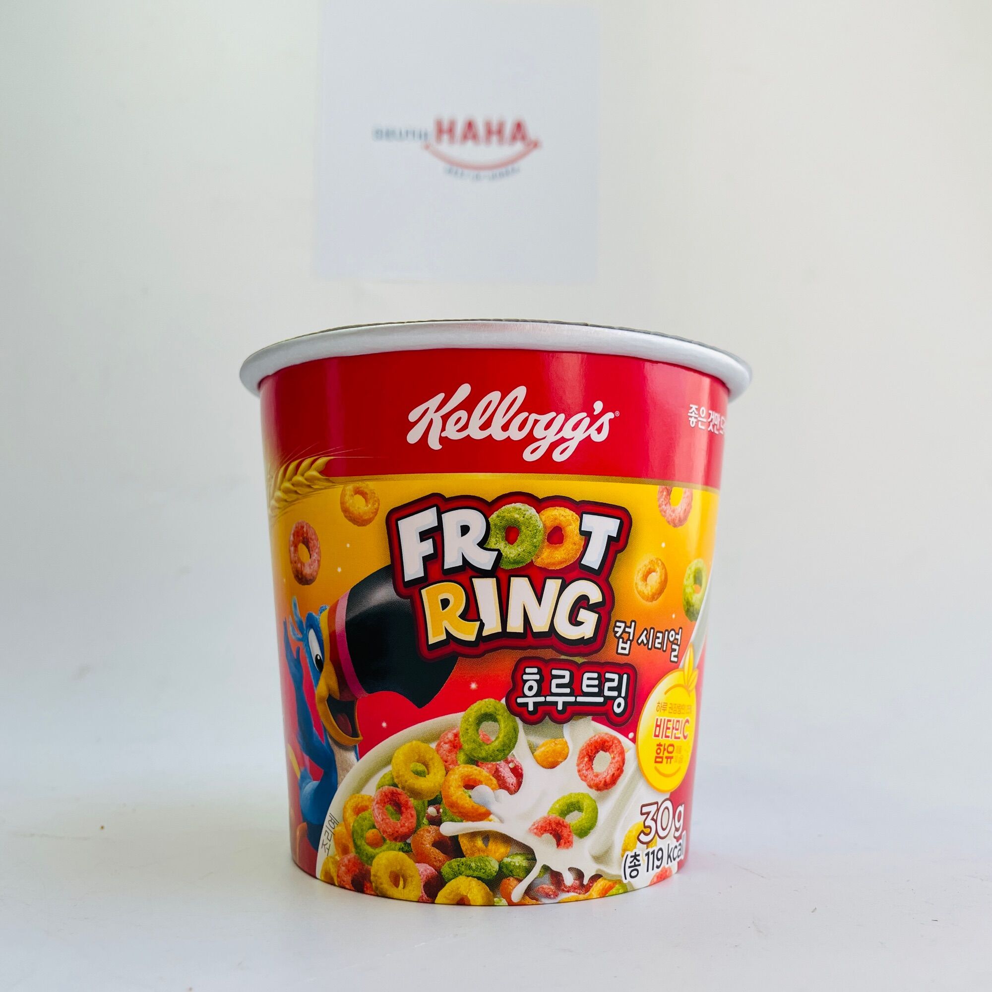 Ngũ cốc ăn sáng kelloggs hàn quốc froot ring cốc 30g 후루트링