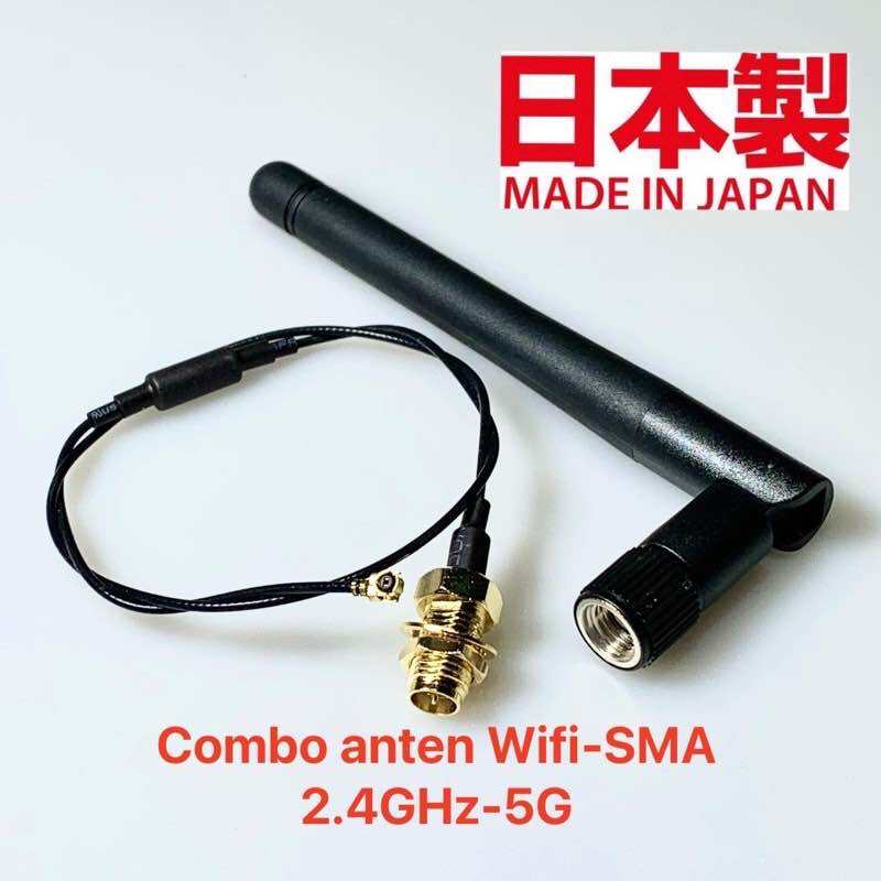 BỘ Anten thu wifi BT bluetooth 2.4G 5G SMA sang IPEX 1.13mm chất lượng cao