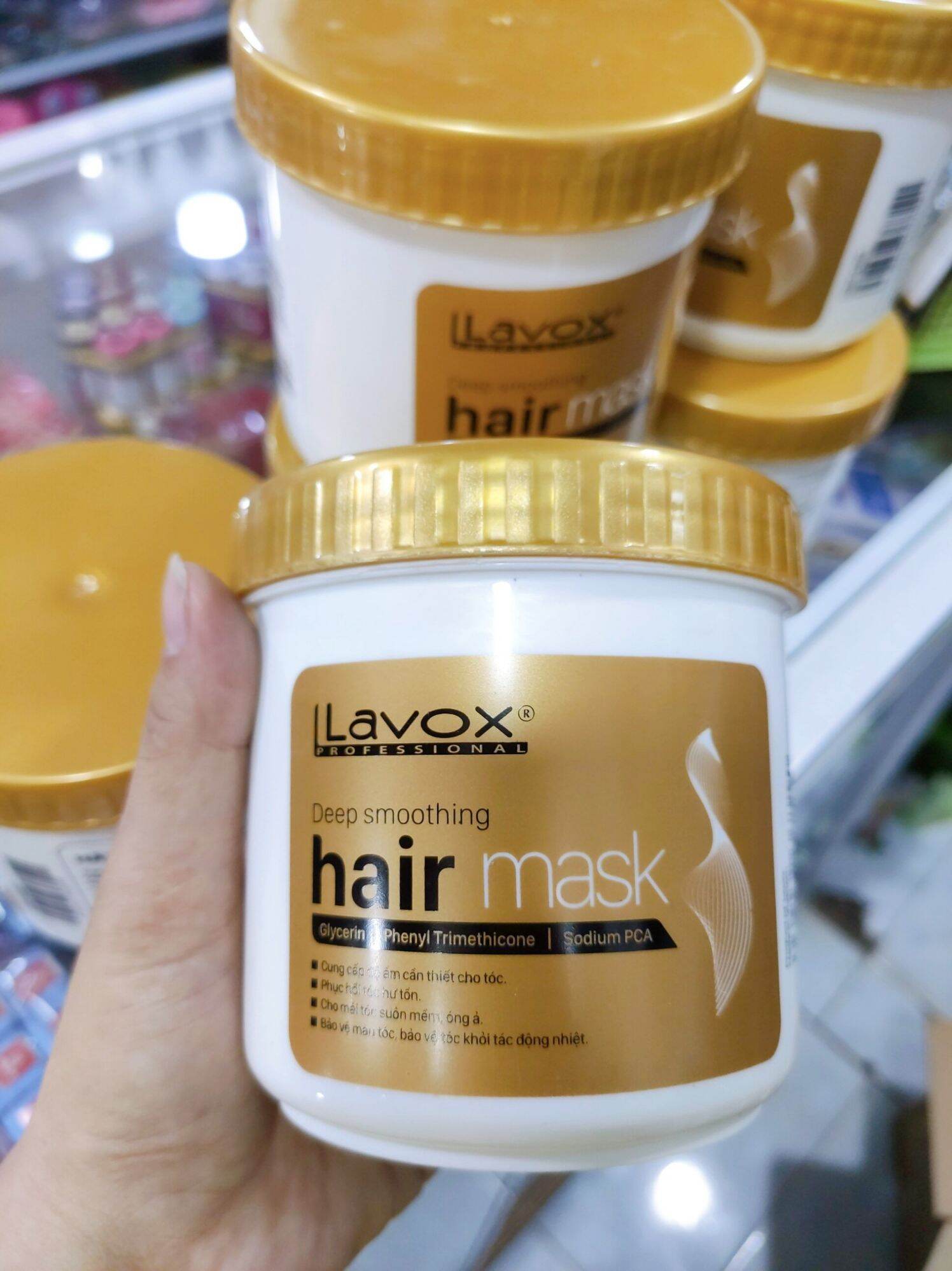 Kem Ủ Tóc Siêu Mượt Lavox Hair Mask 1000ml ( có thể thay thế dầu xã tóc )