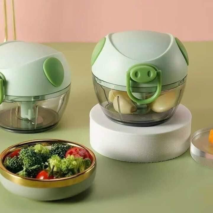👉👉máy xay tỏi ớt mini hình con lợn