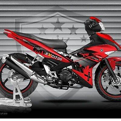 Tem rời exciter 150 đỏ thành phố